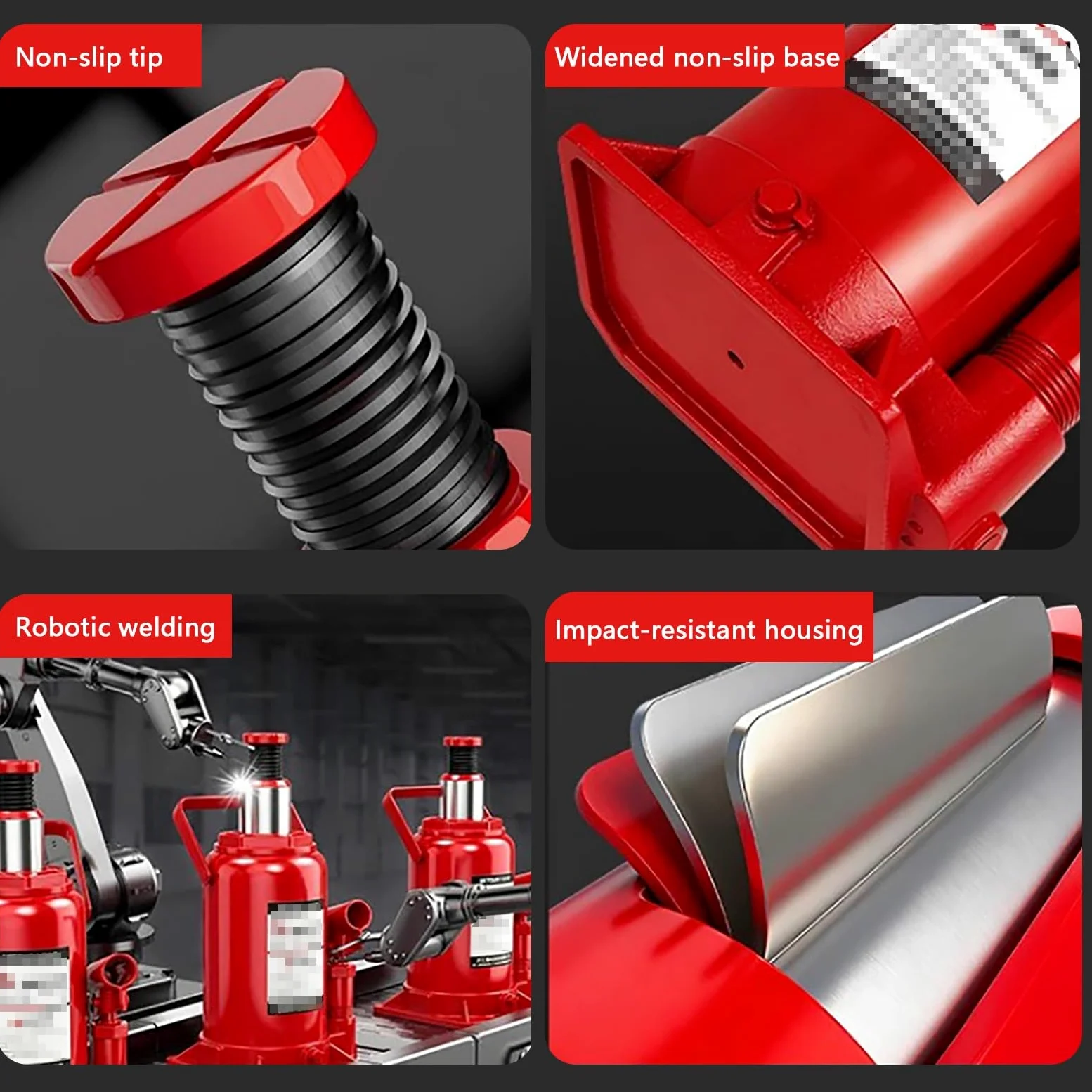 Gato Hidráulico Vertical para Coches, Gato de Botella Soldado de Perfil Bajo, Herramienta para Elevar Coches, Repararlos y Cambiar Neumáticos(2T)