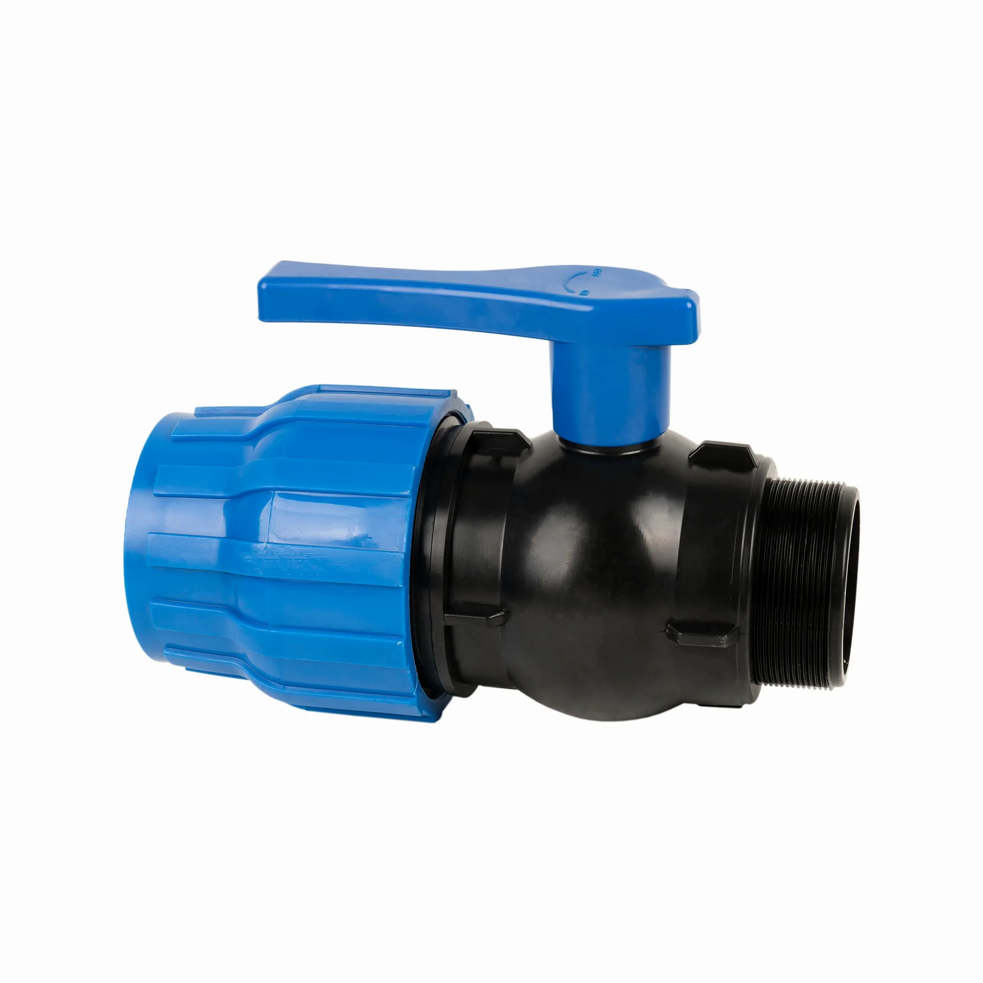 Cofan Enlace Válvula de Bola | Rosca Macho PP PN16 | Medida: 25 x 3/4" | Pack de 20 Unidades