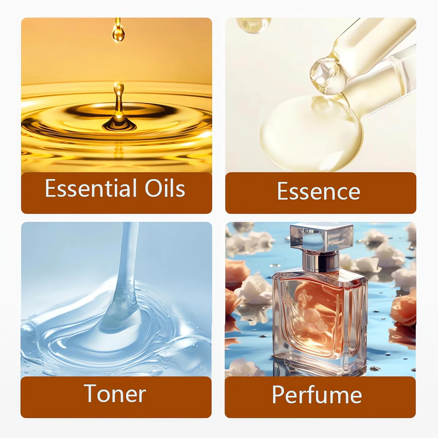 24 Piezas 100ml Transparente vidrio Botellas con cuentagotas y tapa de seguridad para Muestra Fragancias de Aceites Esenciales de Aromaterapia Masaje