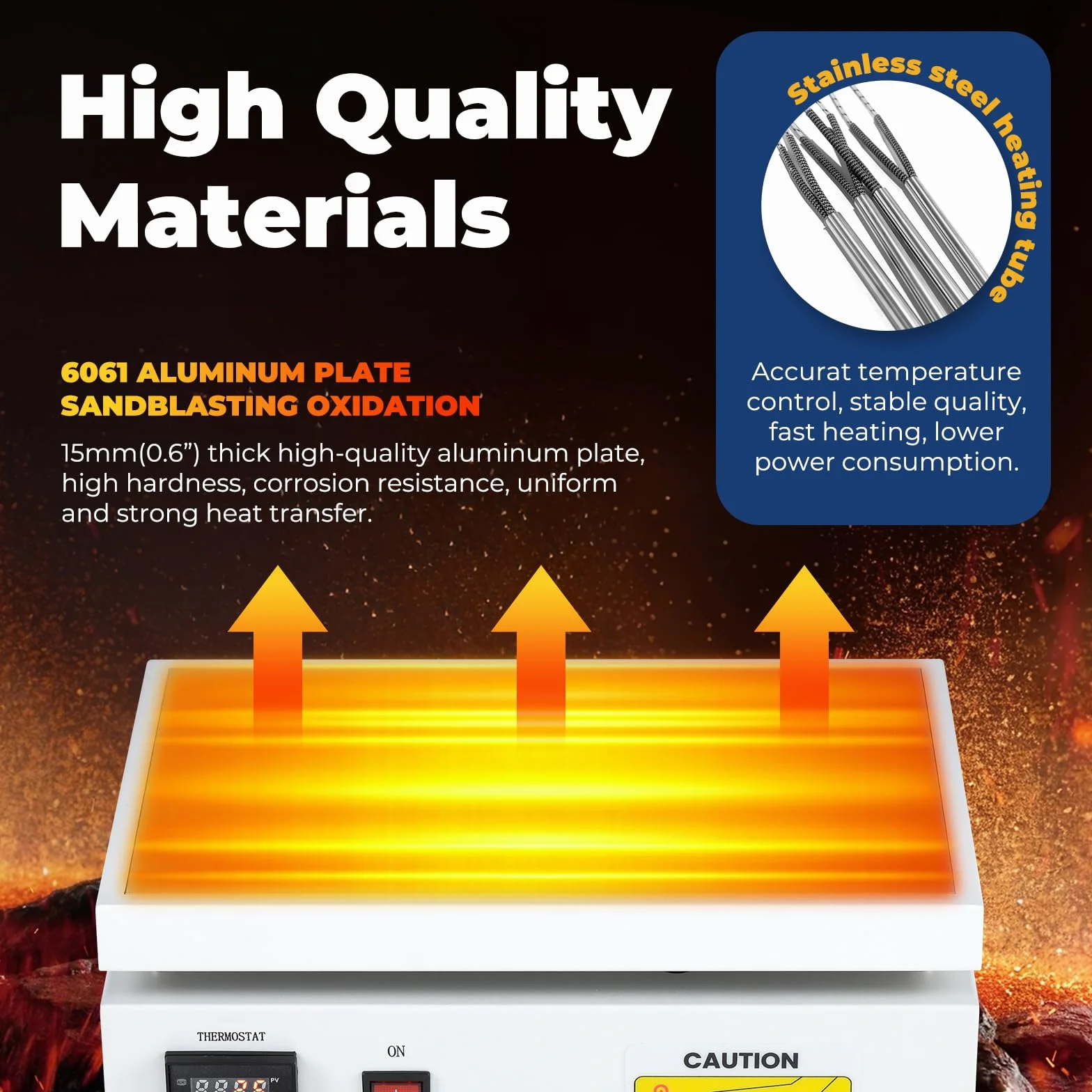 Hanchen Máquina de embalaje de celofán, máquina de sellado manual para calefacción de escritorio, para perfume BOPP, cosméticos, caja de póquer, lámina de sellado térmico de PVC (200 x 300 mm)