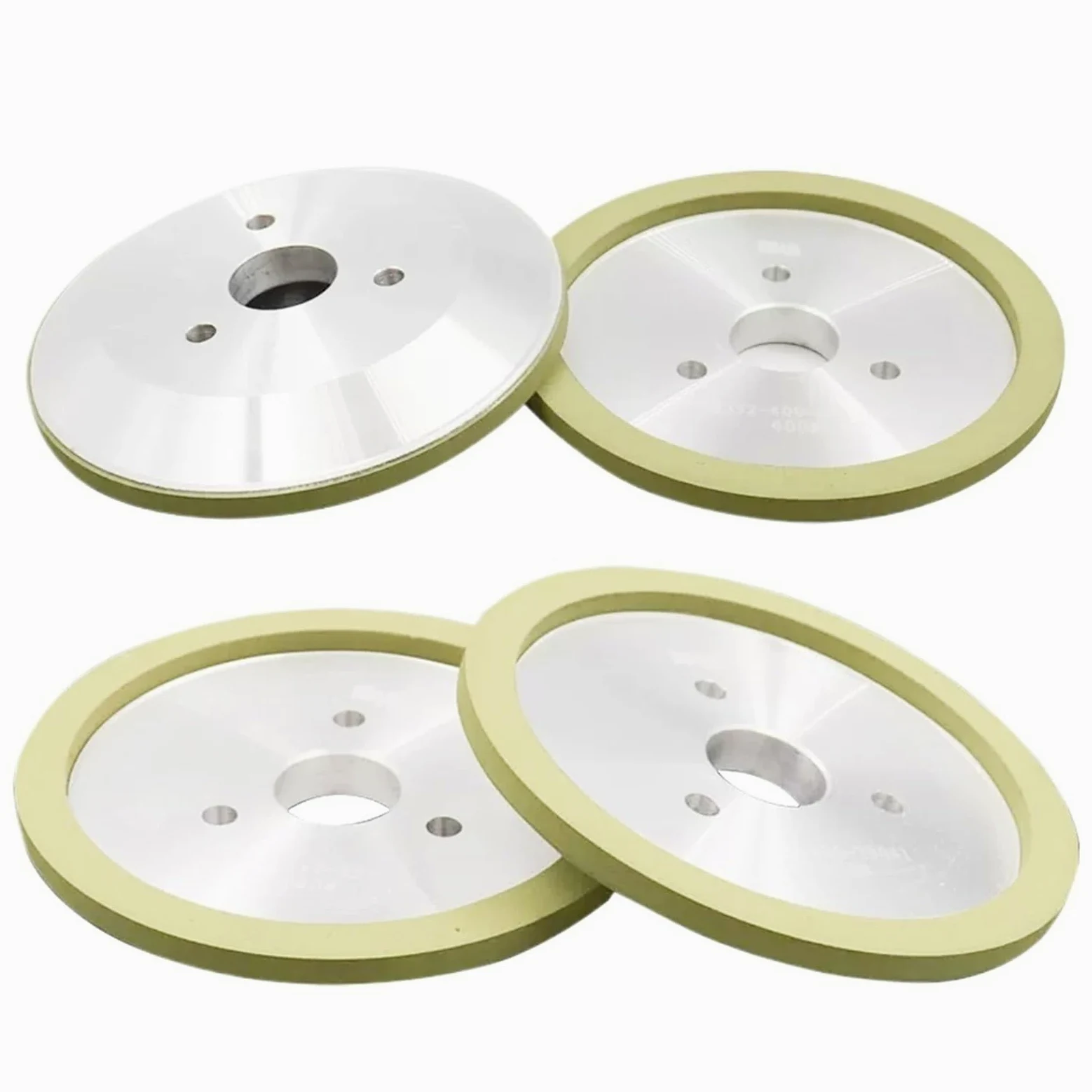 Disco abrasivo de diamante de tres agujeros de 125 mm for afilar cuchillos, disco abrasivo de alta precisión for acero de tungsteno, 1 pieza(3000grit-45DEG)