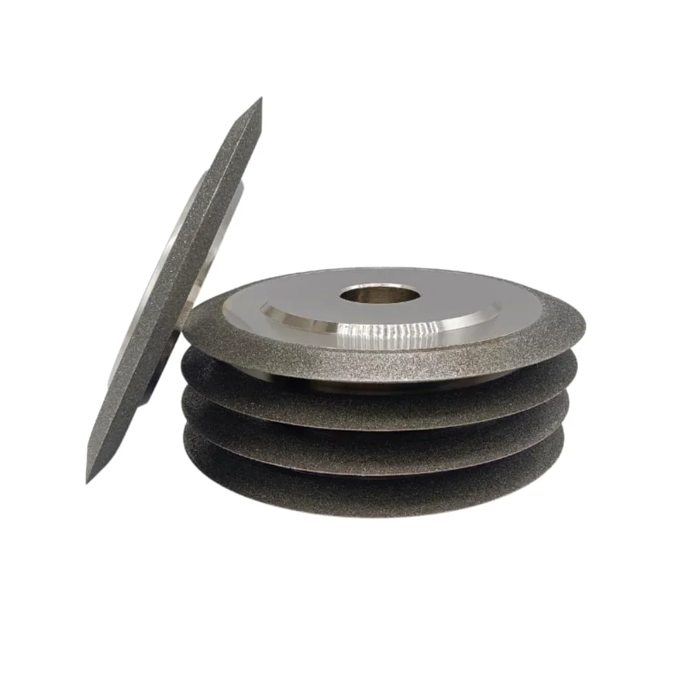 Disco afilador de Amoladora Manual de Muela de Diamante SDC de Doble Borde de Desarrollo for Herramienta de Corte de fresado de Acero de tungsteno y Metal de carburo(125Dx32H V60,200_1 PC)
