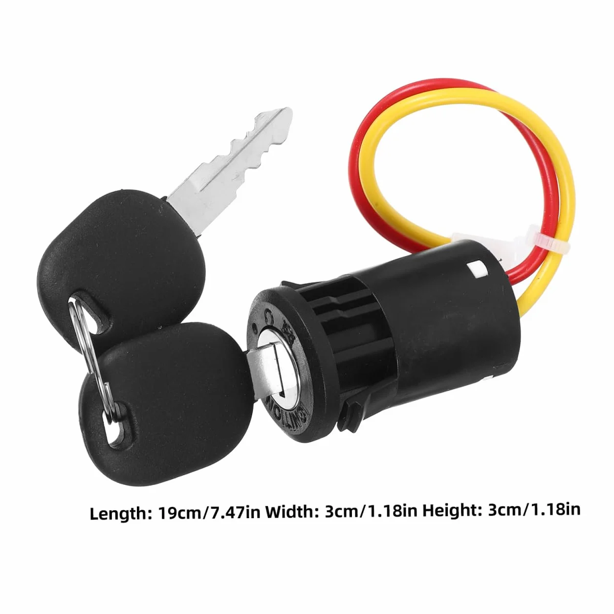 iplusmile Interruptor De Llave Para Coche Eléctrico Infantil Impermeable 7.48X1.18X1.18In