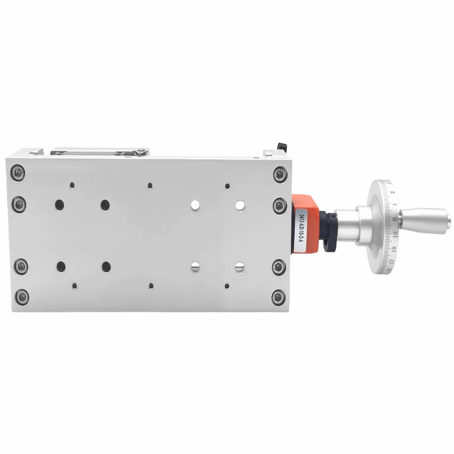 Mesa deslizante de movimiento lineal manual con autobloqueo, pantalla digital, módulo lineal, doble riel, eje Z, carga máxima horizontal: 220 lb (100 kg), 8'' (200 mm) para CNC y bricolaje.