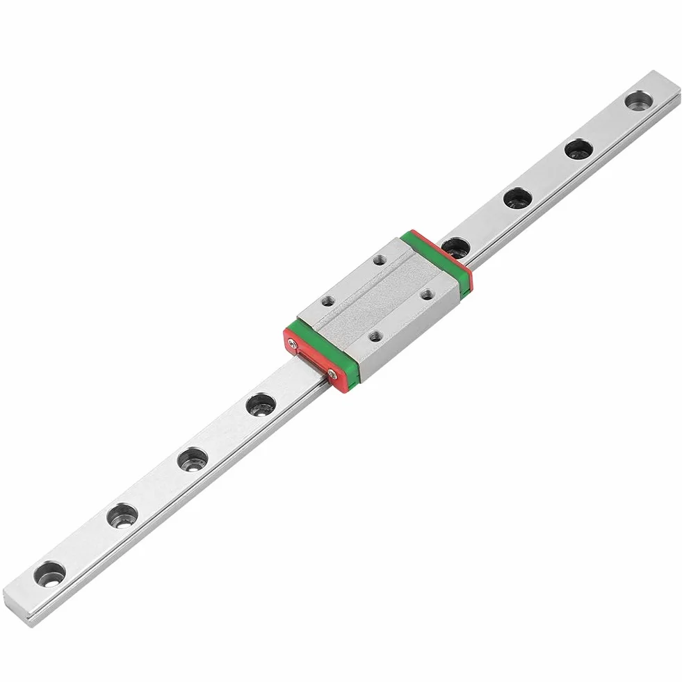 Carril guía lineal en miniatura LML9H 200 mm, 9 mm, bloque deslizante, movimiento lineal compacto, 4 contacto