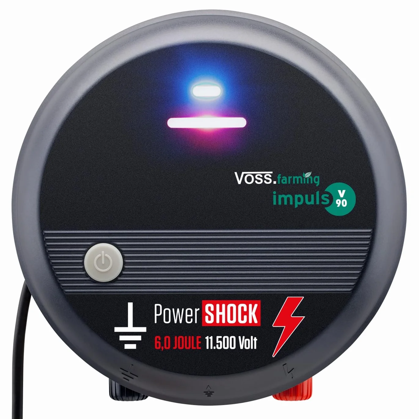 VOSS.farming Pastor eléctrico V90, Electrificador de cercados 230V, versátil y Potente, Apto para cercados Largos