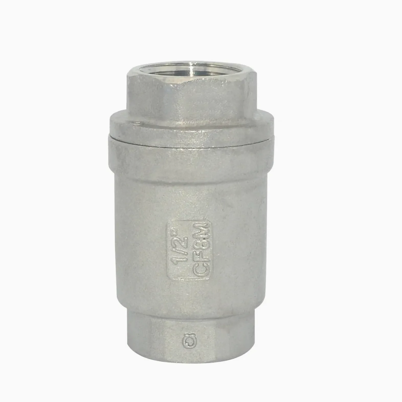 Llave De Paso Agua Válvula de retención vertical de acero inoxidable 304 de 1/2", 1" y 3/4" NPT, H12, for bomba de agua de 2", 1-1/4" y 1-1/2"(1-1/2")