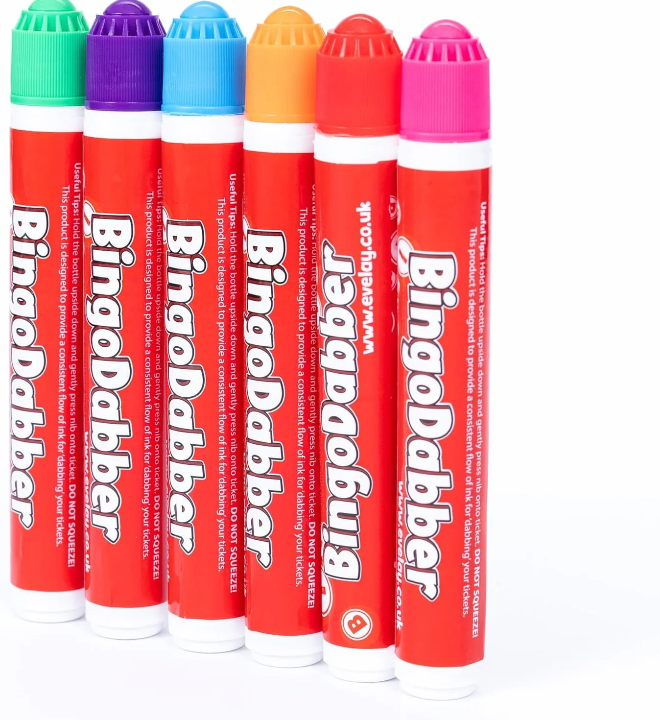 evelay Bingo Dabbers Rotuladores de colores mixtos para juegos de bingo (24 unidades)