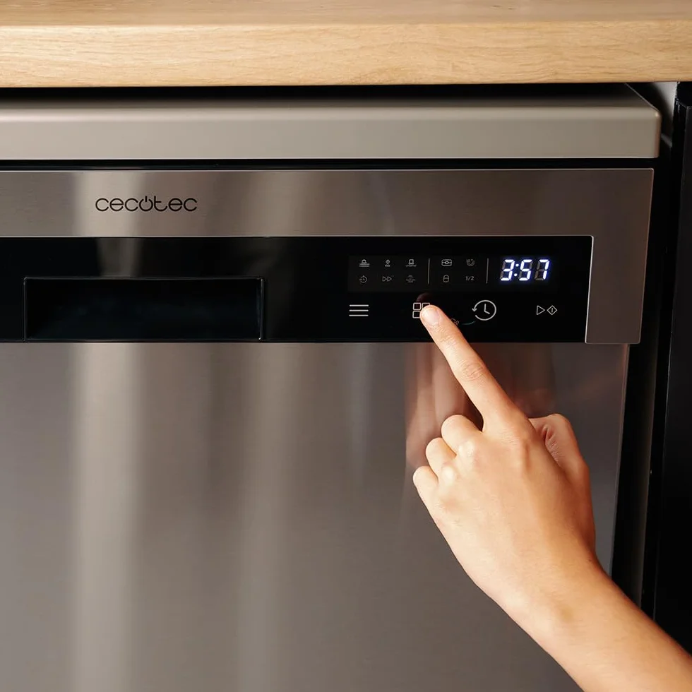 Cecotec Bolero Aguazero 6110 Zmywarka 60cm 1850W 13 Zestawów 6 Programów Inox