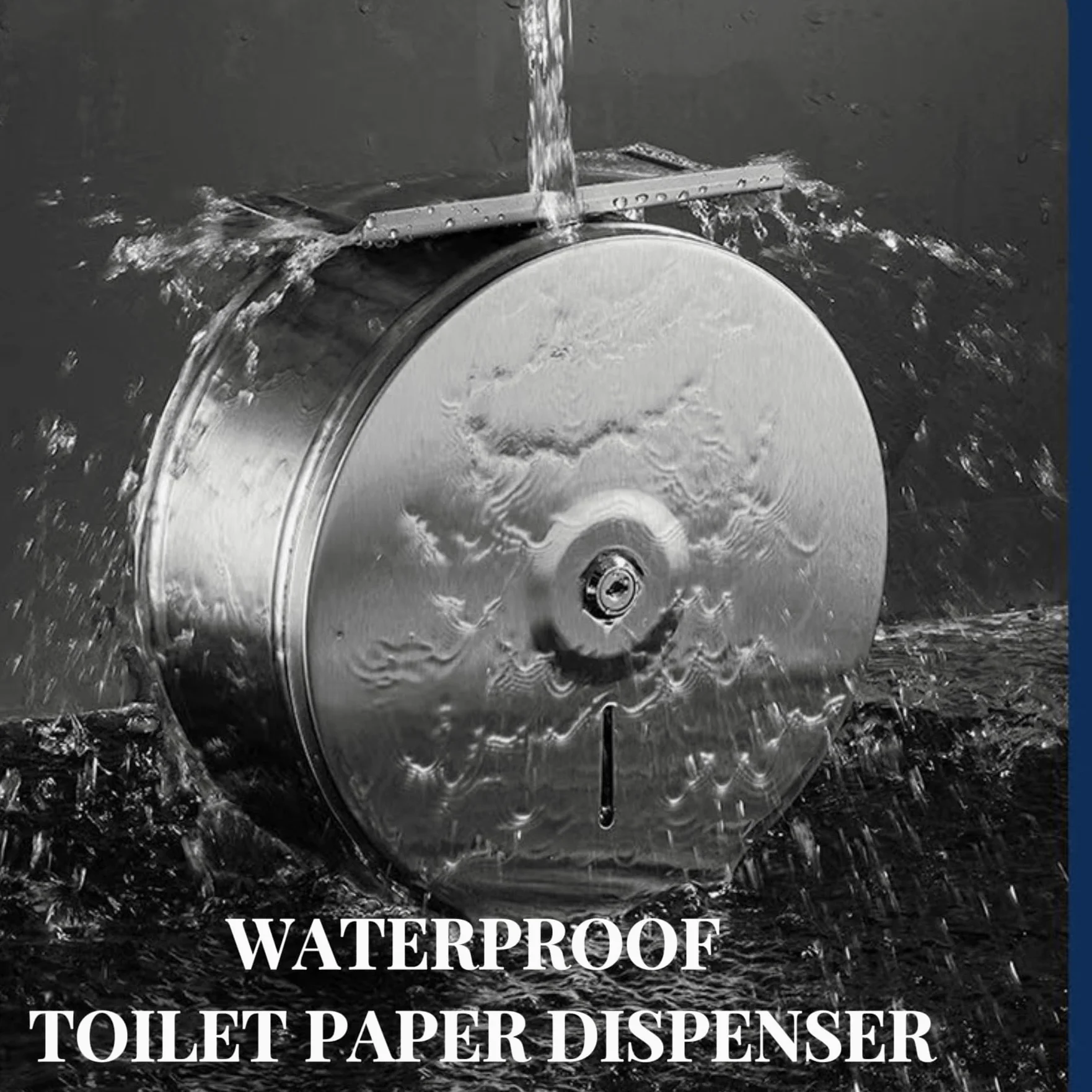 Dispensador de toallas de papel de acero inoxidable para montaje en pared