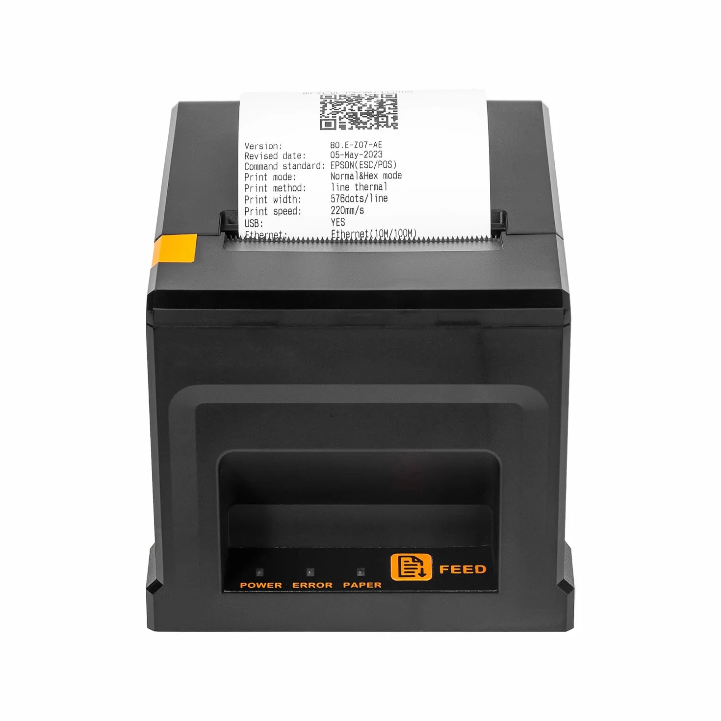 NetumScan Bluetooth USB LAN 80mm POS Impresora Térmica de Recibos con Auto Cortador Cajón de Dinero, Soporte Windows/Mac/Linux, Impresora de Cocina de Restaurante para ESC/POS NS-8360LW