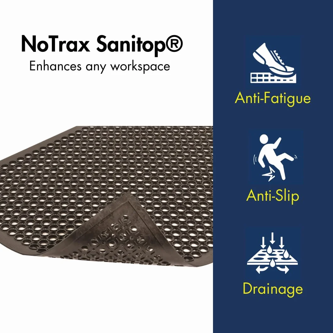 Caulfield d23099 Trax sanitop Estera, 562, grosor de 1/2 ", 3" x10, Rojo