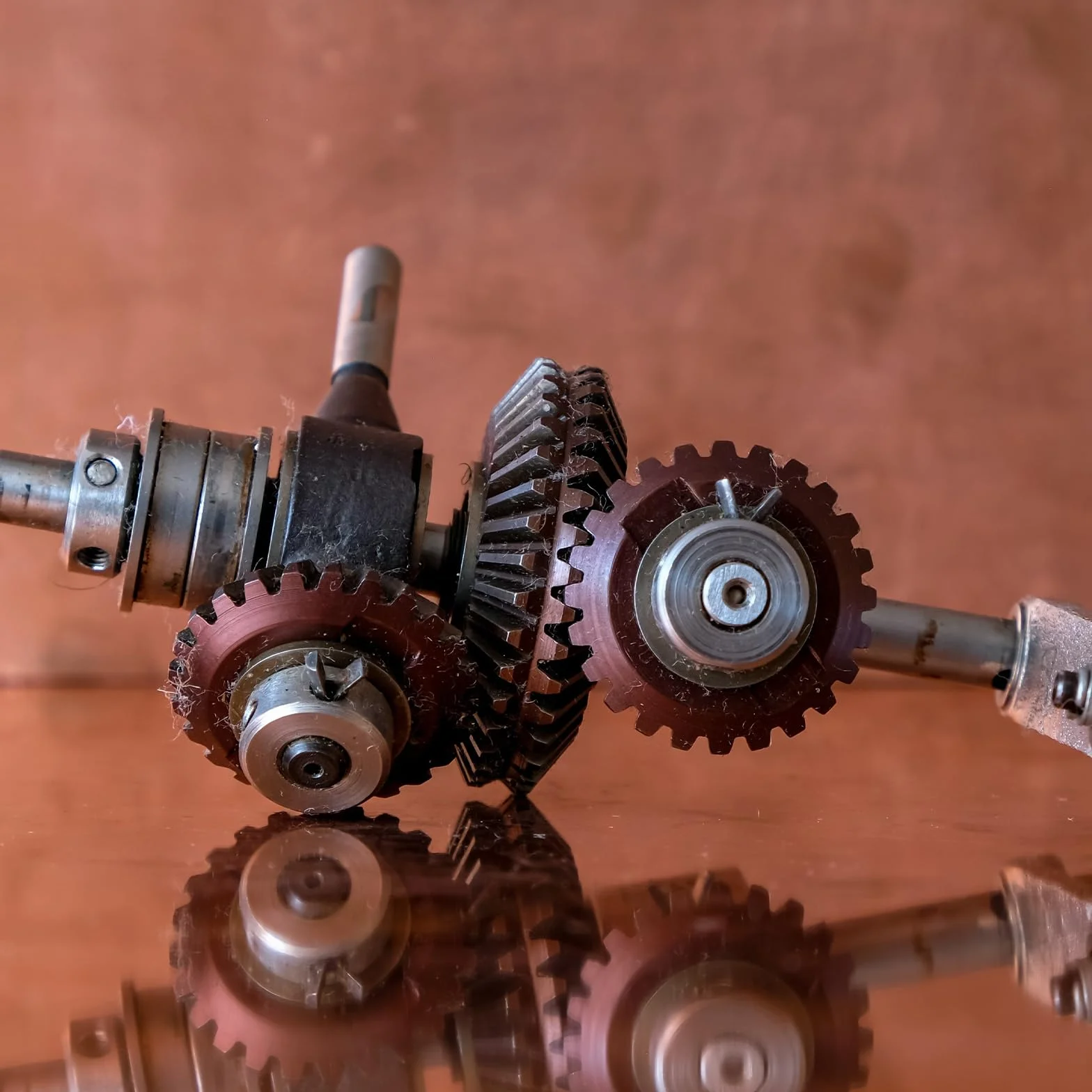QUARKZMAN Engranaje Cónico Módulo 0.8 Relación 1:1 15T 4mm Latón, 45 Grados