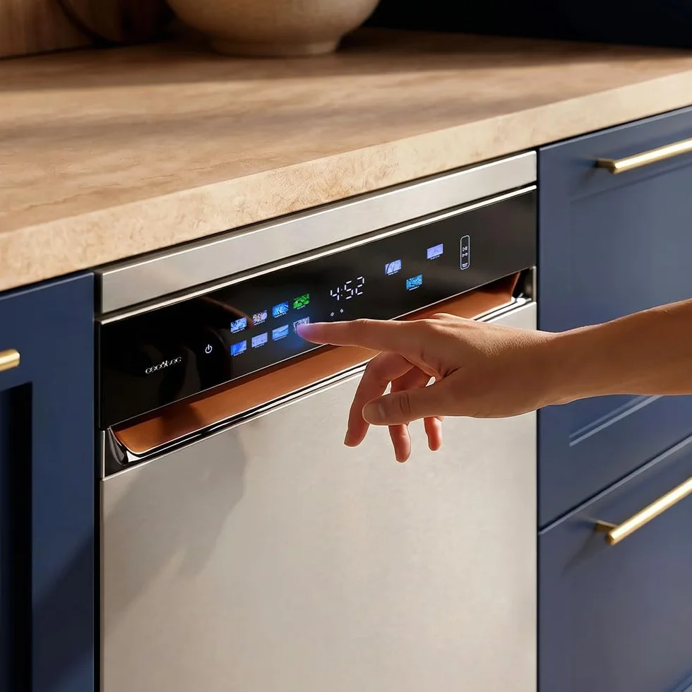 Cecotec Lavavajillas Independiente 60 cm Bolero Aguazero 6900 Inox 15 Cubiertos 8 Programas Clase A Motor Inverter Plus