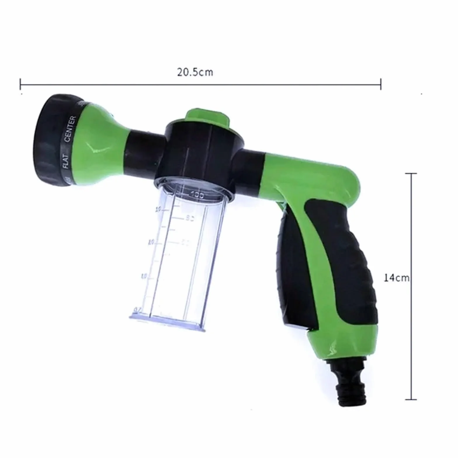 Portable Auto Foam Lance Water Gun High Pressure 3 Grade Nozzle Jet Car Washer Sprayer Cleaning Tool Automobiles Wash Tools(Yellow-1)