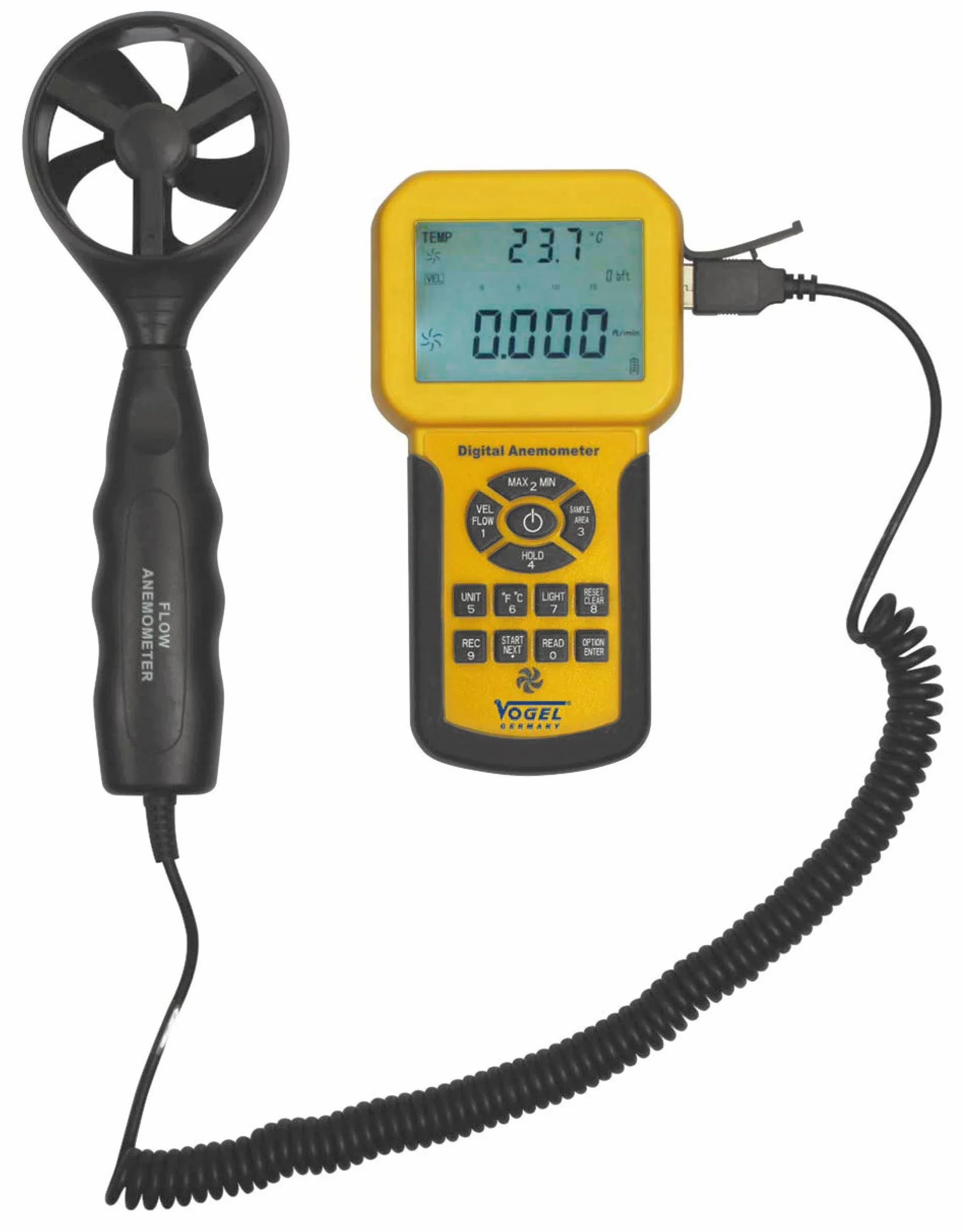 VOGEL Anemómetro Digital Electrónico