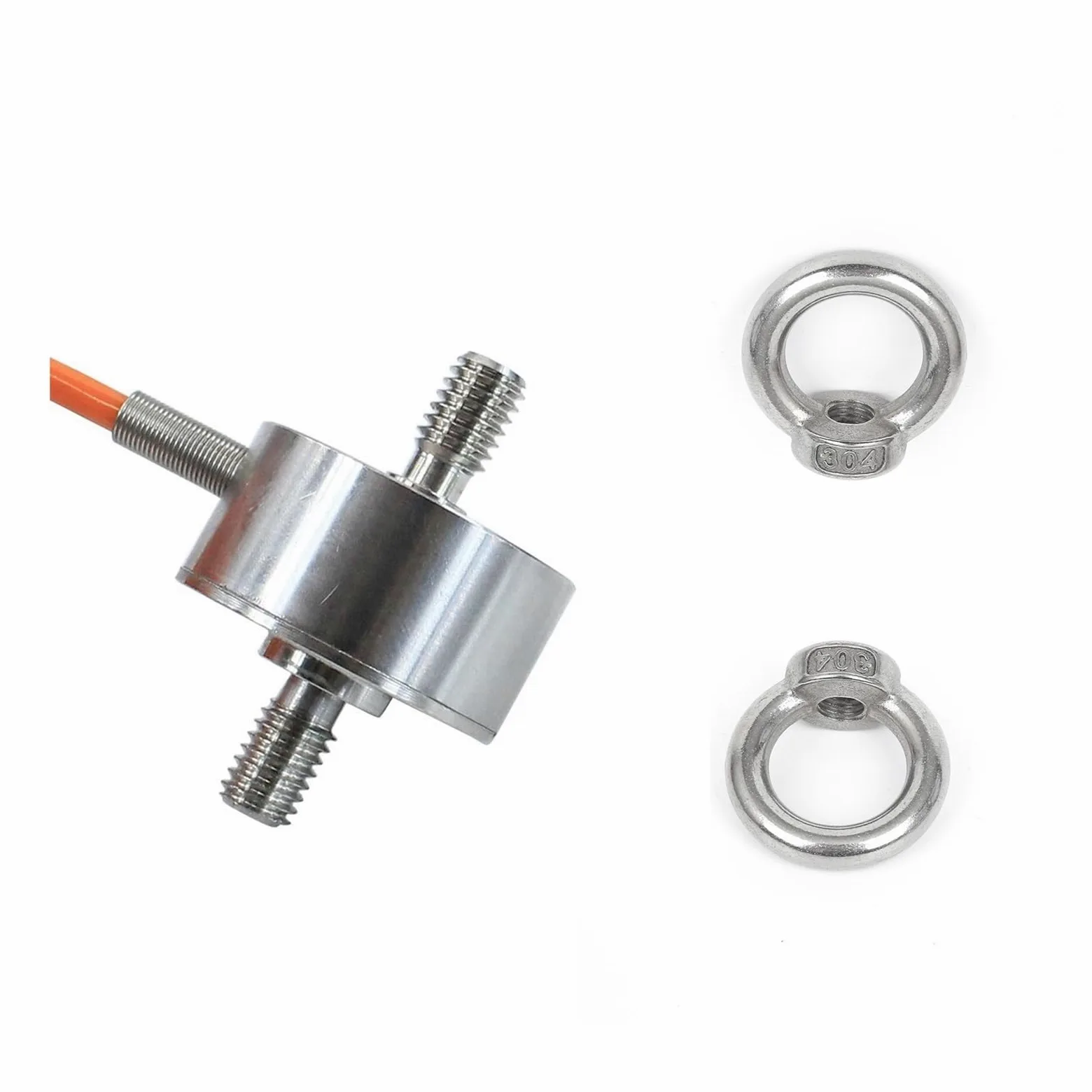 Mini Sensor de Fuerza celda Carga, Prueba compresión, tensión, precisión Fuerza: 0,02%. Acero Inoxidable(0-10KG(M5))