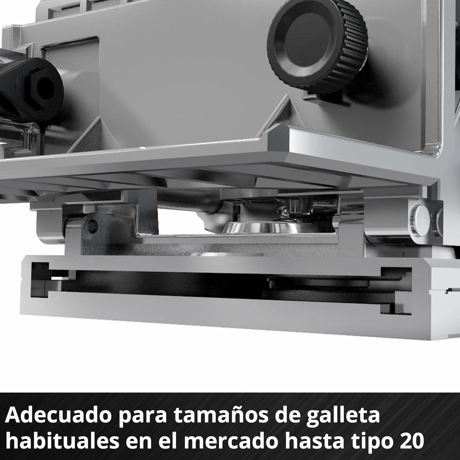 Einhell Fresa engalletadora con batería TE-BJ Li-Solo Power X-Change (18V, iones de Li, ajuste de ángulo/altura continuo, regulación de profundidad de 6 niveles, sin batería ni cargador)
