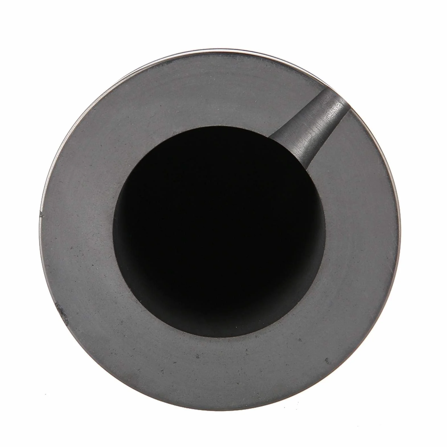 Crisol de grafito fundido para fundir oro, aleaciones, platino, metales preciosos (1kg)