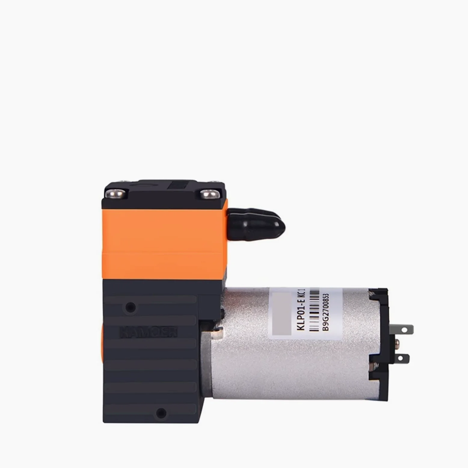 Mini bomba de líquido de diafragma de cepillo 12 V/24 V con Motor de CC de cepillo cabeza única de junta recta for análisis de laboratorio y líquido(12v)