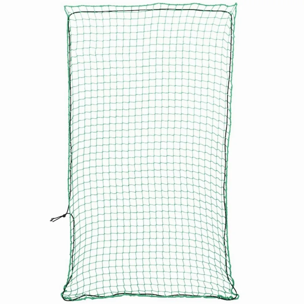Red para remolque con cuerda de goma verde, 6 x 3,5 m, PP, resistente a los rayos UV y a la intemperie, red elástica de seguridad de carga para coche, coche, SUV, combi y remolque, red de protección