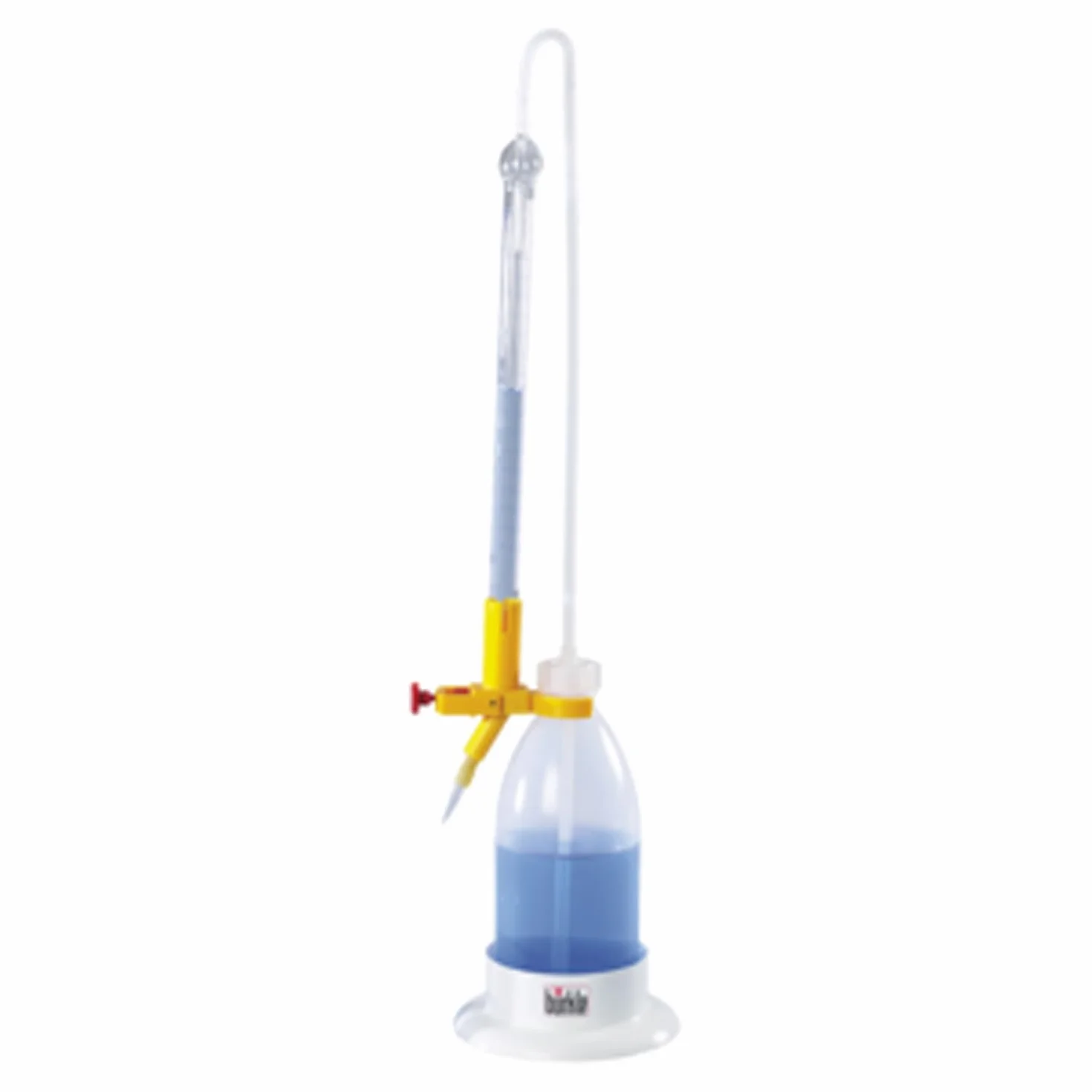 Bürkle Vidrio de borosilicato 3.3 automático Titrier Bureta, 10 ml de capacidad