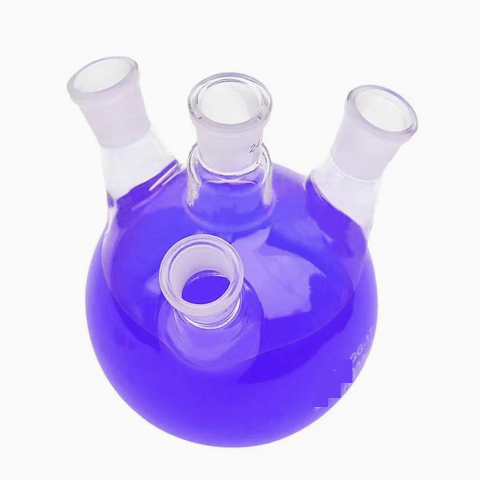 Matraz científico del juego, Matraz de destilación de cuatro bocas de vidrio de borosilicato de 100 ml a 2000 ml(250ml 24x4)