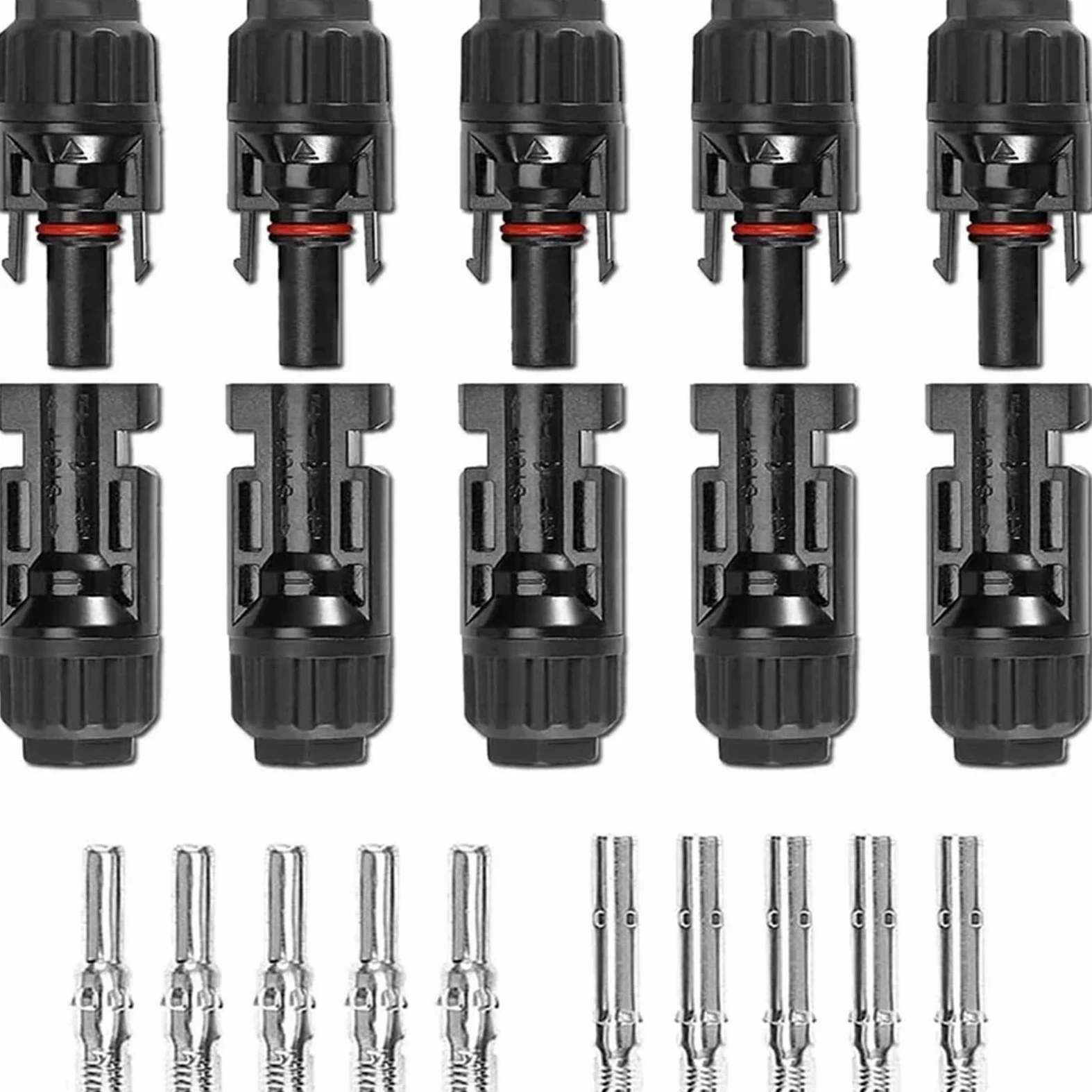 10 pares de conectores solares MC4 1000 V enchufe solar 30 A para conexión de cable fotovoltaico resistente IP67 macho hembra