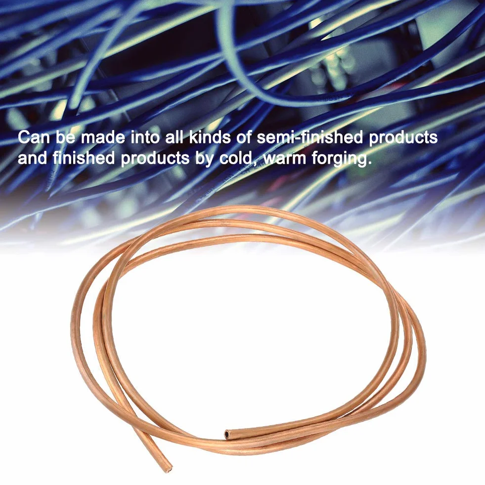 Tubo De Cobre Flexible 2 M T2 Refrigeración OD 6 MM ID 4 MM