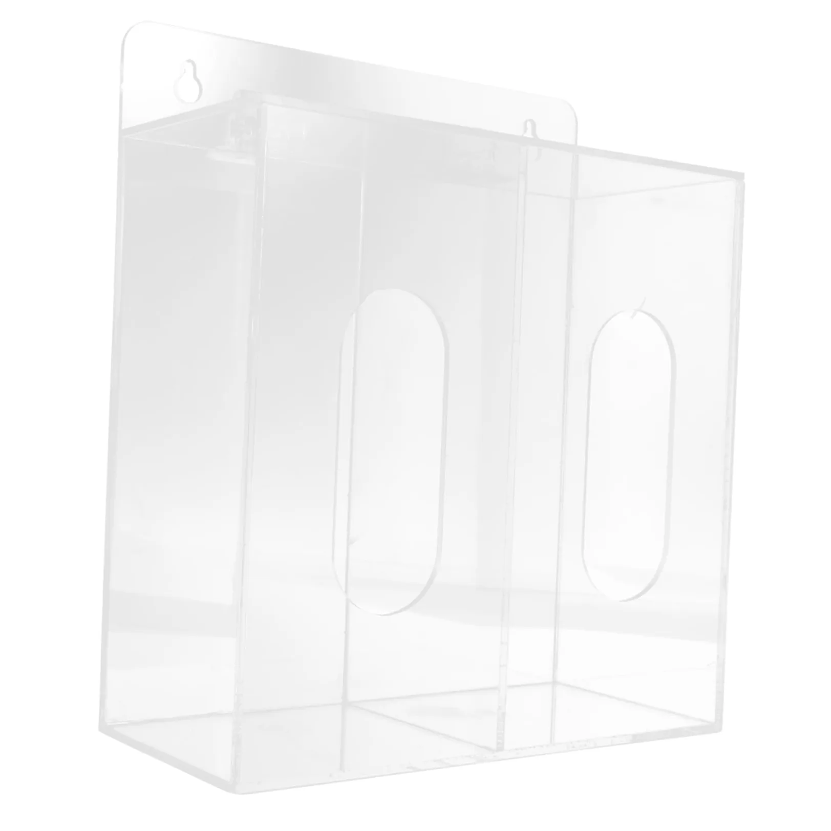 4piezas Dispenser De Guantes y Acrílico De Pared Organizador De Almacenamiento Compartimentos Para Guantes y Solución Práctica y Visible Para Espacios De Trabajo y Laboratorios