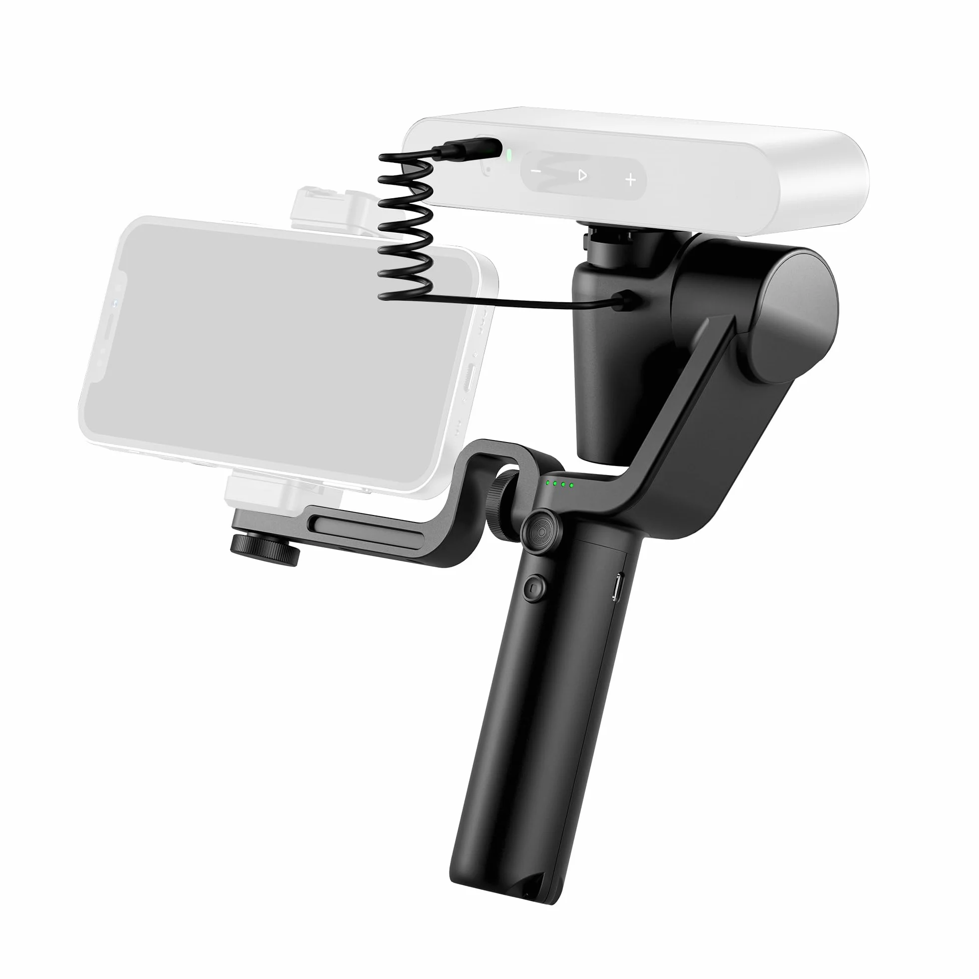 Revopoint Estabilizador Portátil para Escáner 3D POP3, INSPIRE, MINI, RANGE, con Giroscopios de Alta Precisión, Sistema Antivibración y Ejes Motorizados