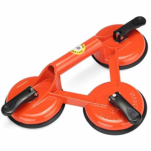 145Kg Heavy Duty 3 Ventosa Triple Pad Sucker Plate Glass Lifter Carrier Tool
