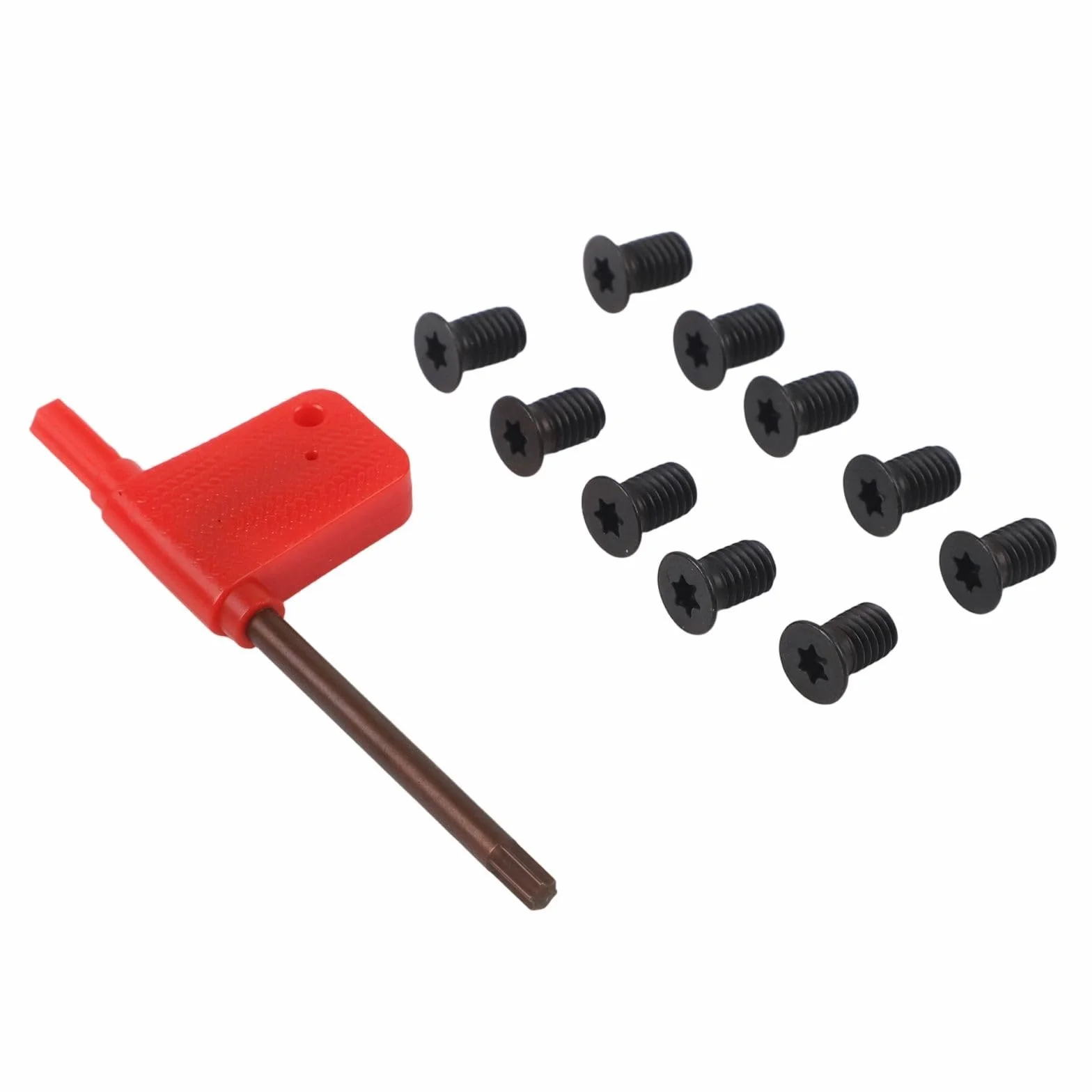 Insertos Cuadrados Carburo 15x15x2.5 mm 4 Cortes Chaflán 4R0.5 Bisel 30° Torno Madera