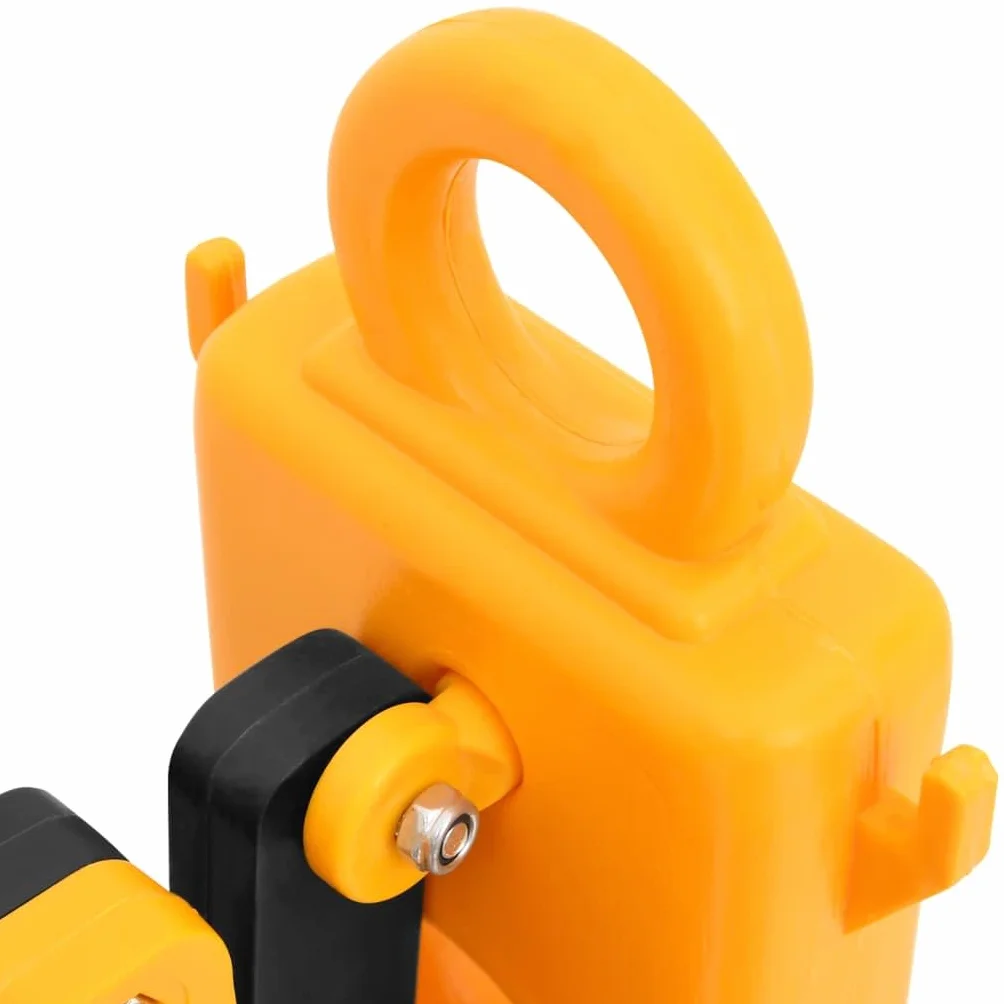 vidaXL Barrera de Tráfico Plegable Seguridad Carretera Valla Telescópica Rayas Reflectantes Barricada Portátil Expansible Amarillo y Negro 250x38x96cm