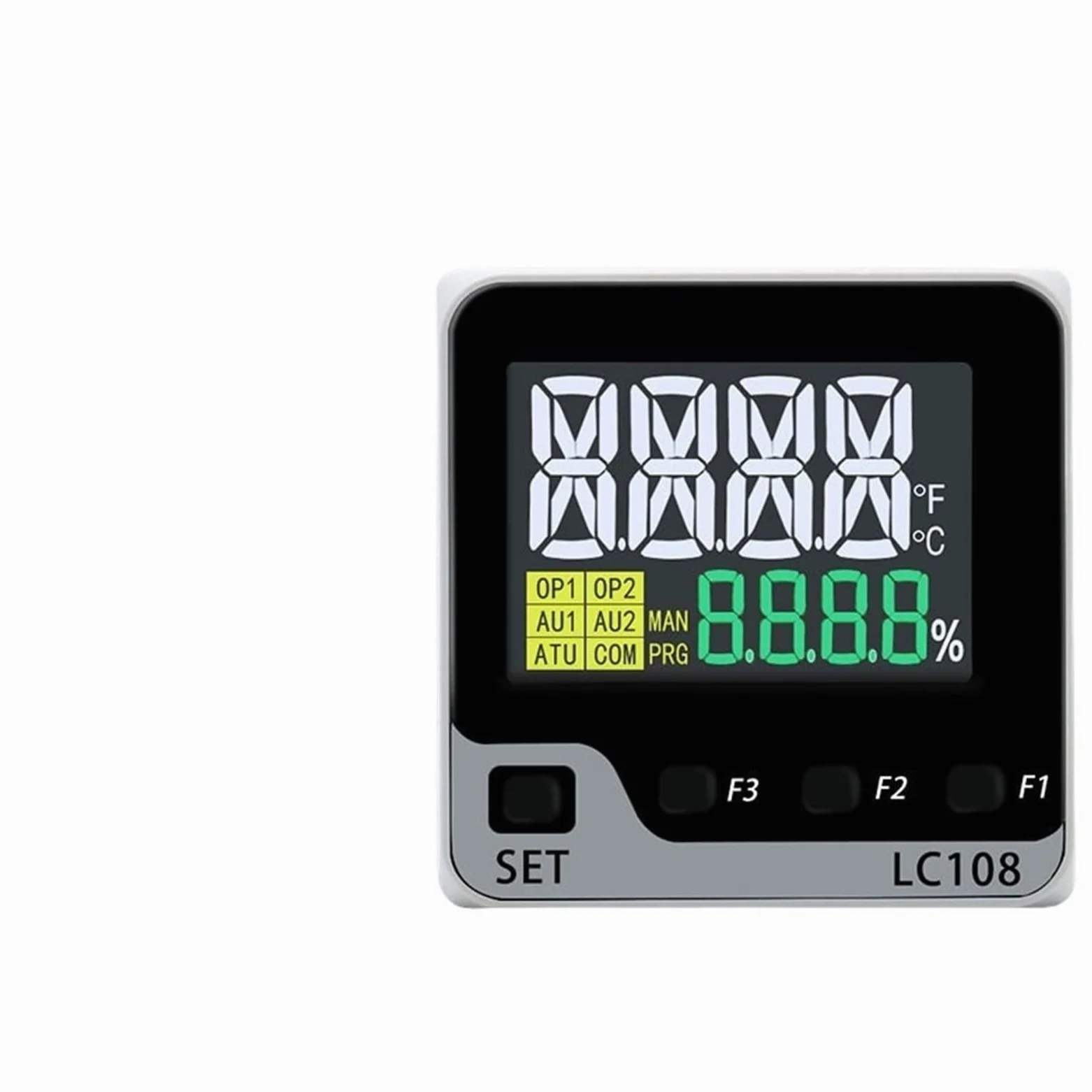 TC/RTD KEJ PT100 controlador de temperatura pid inteligente digital multientrada 48x48mm, salida SSR/relé/4-20mA/0-10V(SSR Output 2alarms)