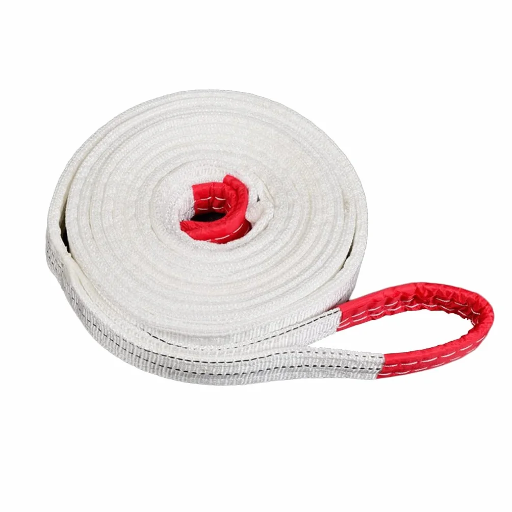 Correa de elevación Cincha Eslinga de elevación Correa de remolque Eslinga de carga Correa clasificada Elevación de 2 toneladas Correa de remolque Eslinga Correa de recuperación Cuerda Cuerda de eleva