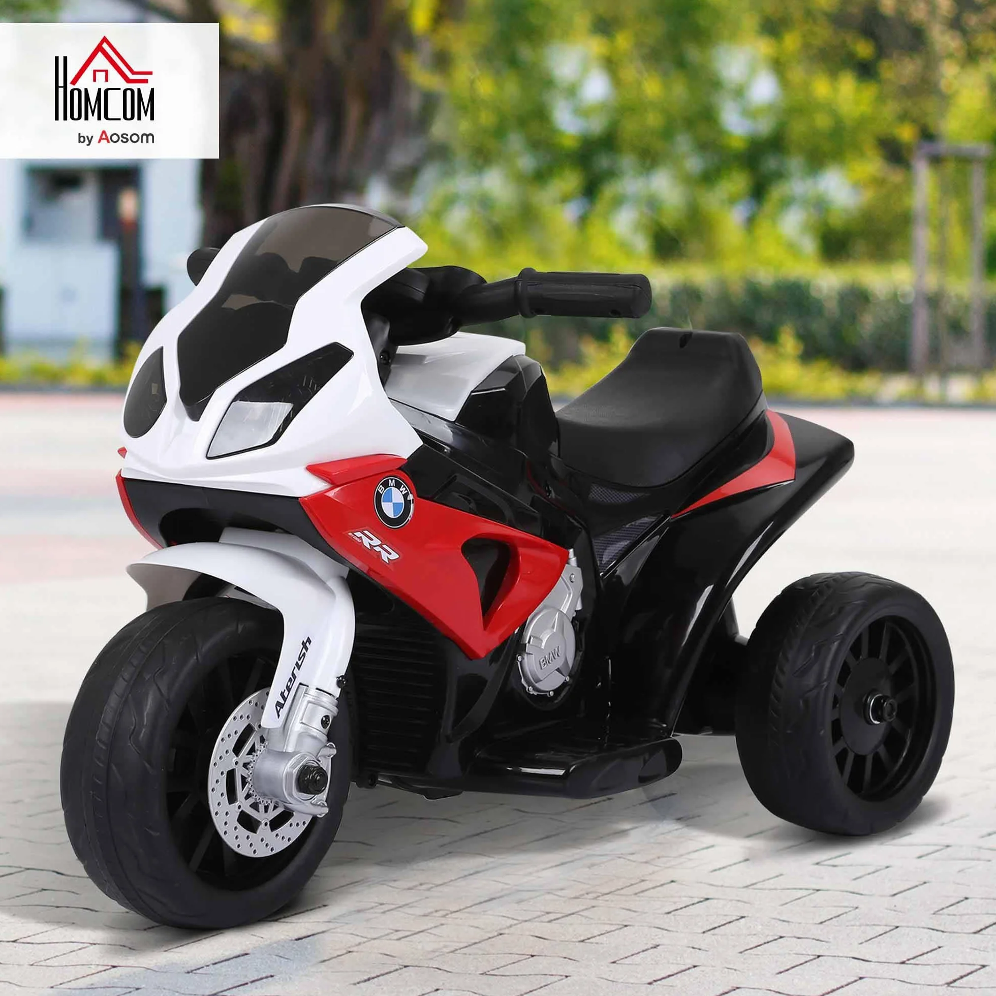 HOMCOM BMW S1000RR Moto Eléctrica para Niños 6V 20 kg Rojo