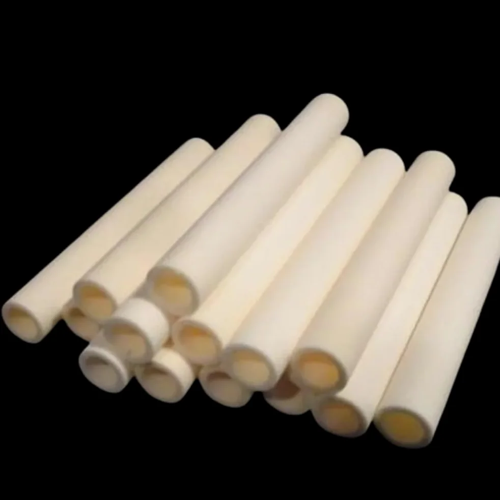 Tubo de cerámica de alúmina resistente a la abrasión de alto rendimiento: tubo de combustión hueco personalizable, 300 mm de longitud(20mmx30mm)