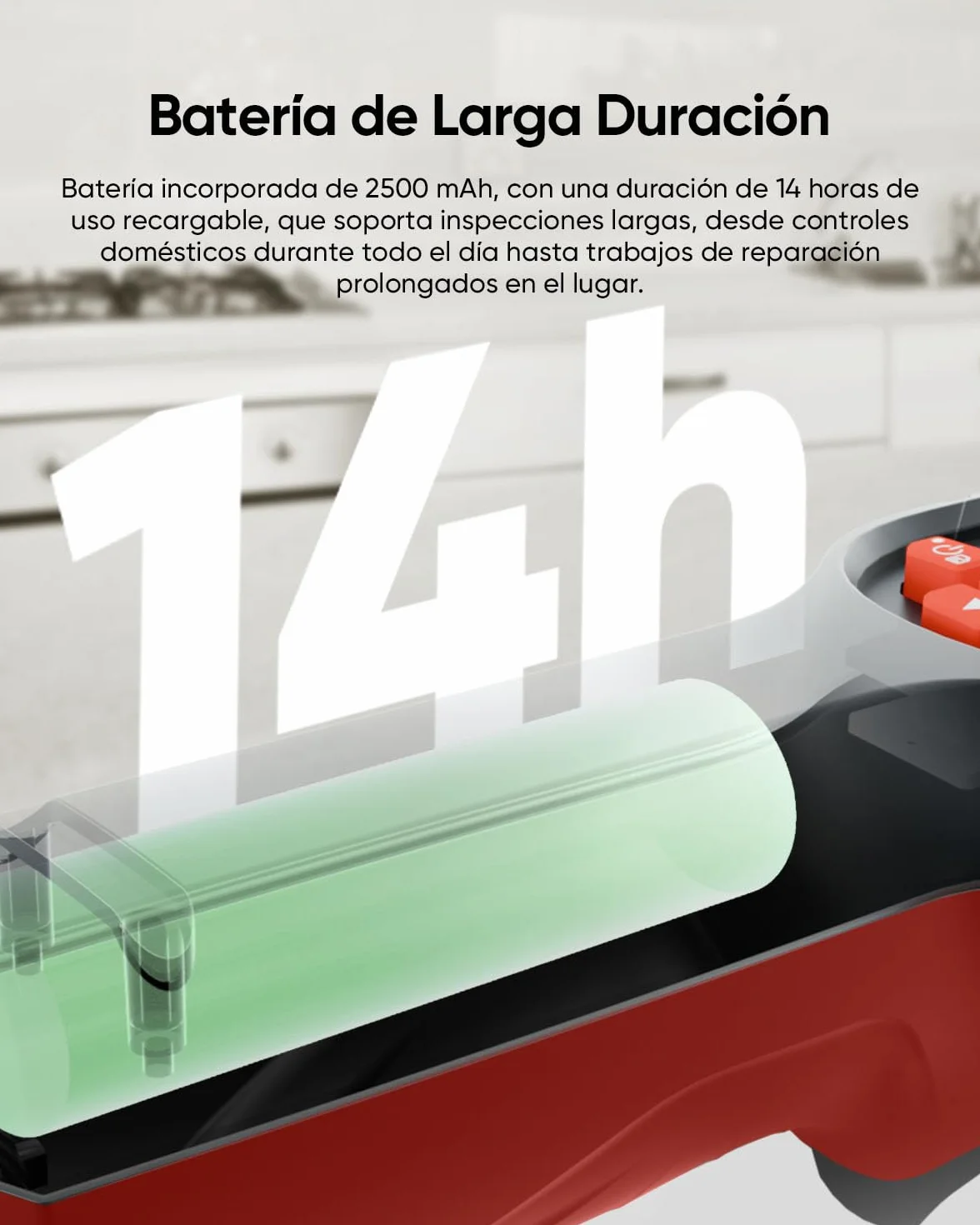 HIKMICRO D01 Lite termómetro infrarrojo -20°C a 550°C pantalla 2,4" resolución IR 96×96 modo dual herramientas HVAC