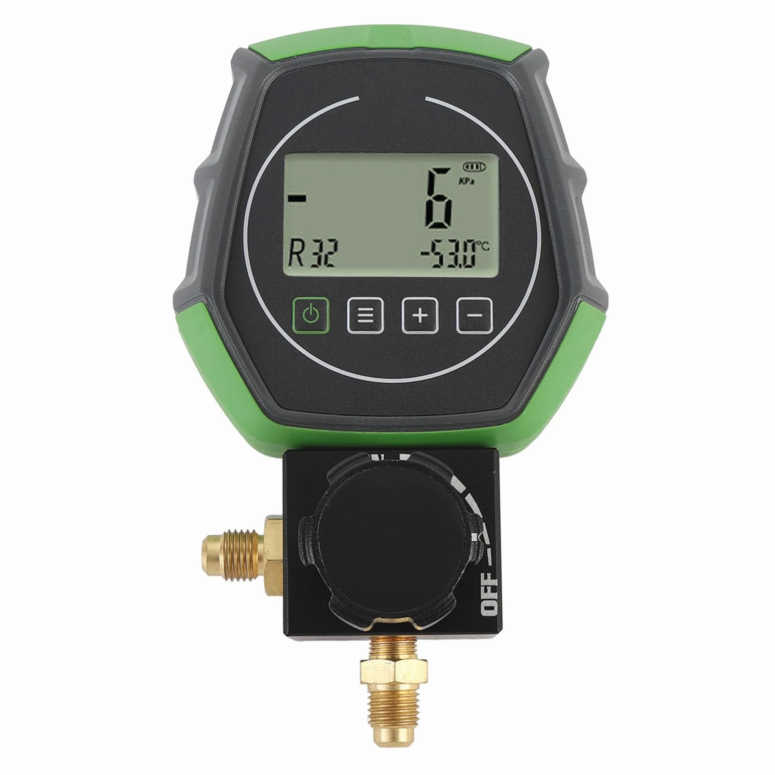Medidor Digital HVAC 0-6000KPa Diseño de Válvula Probador de Medidor de Vacío HVAC de Alta Precisión para Mantenimiento e Instalación para Equipos que Cumplen con las Normas y Temperatura