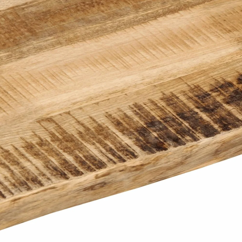 Genérico Tablero de Mesa Borde Natural Madera Maciza Mango 100x60x3,8 cm,Accesorios para mesas,Tableros para mesas-370694