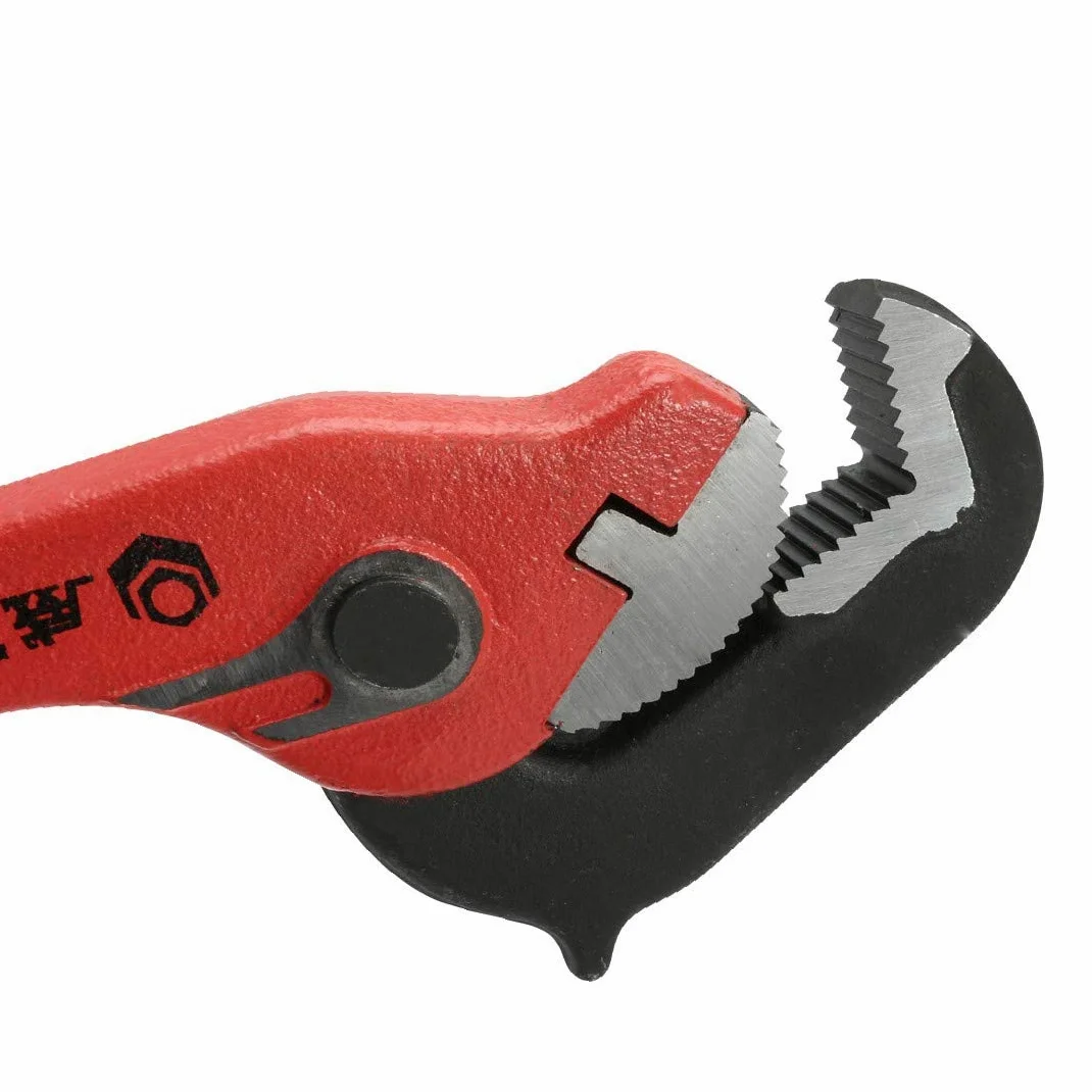 New Lon0167 14' Chrome Destacados Alum Steel Hook eficacia confiable Jaw Llave de tubo de agarre rápido Rojo(id:5ad 8e 0b 485)