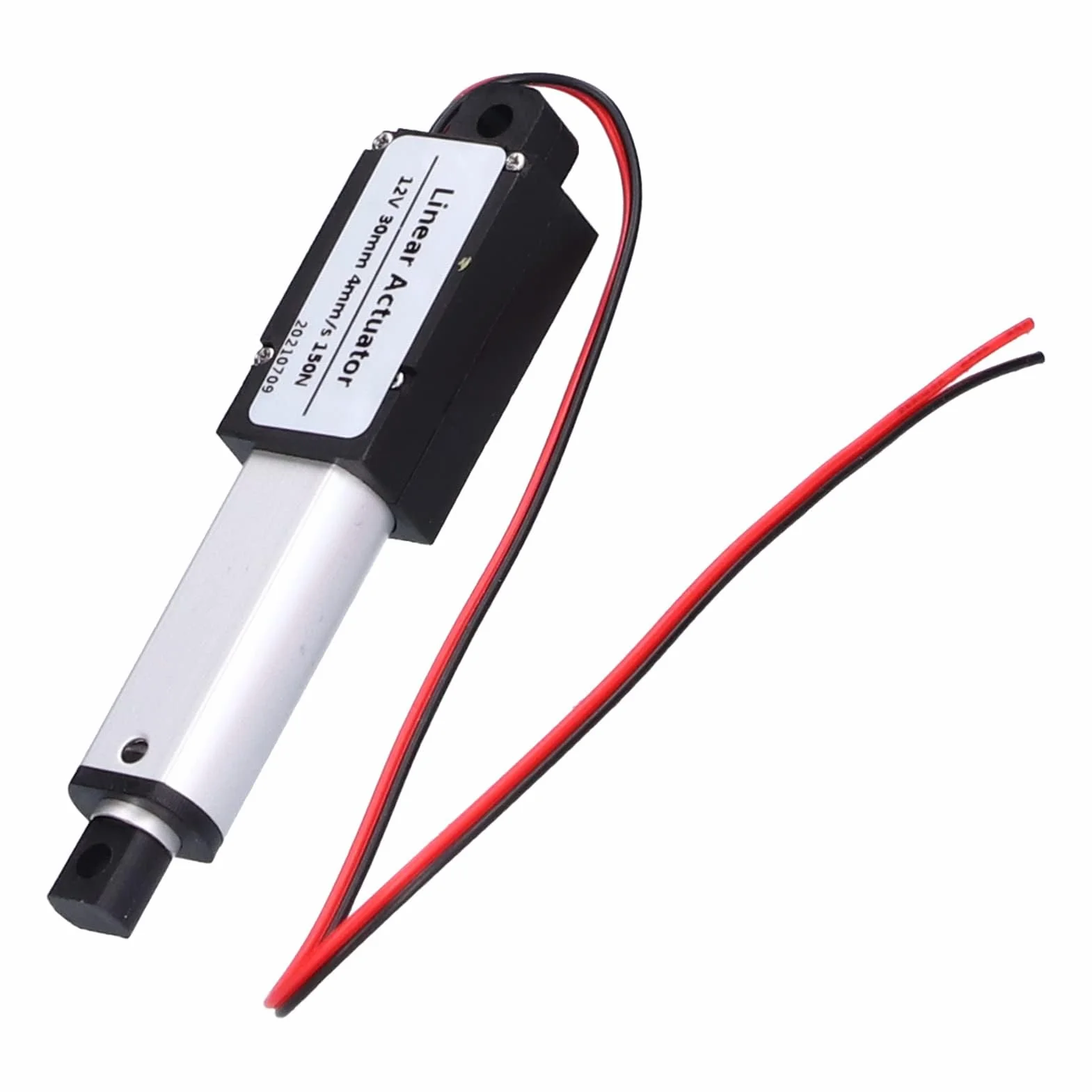 Actuador Lineal Eléctrico DC 12V 30mm 150N 4mm/s Impermeable