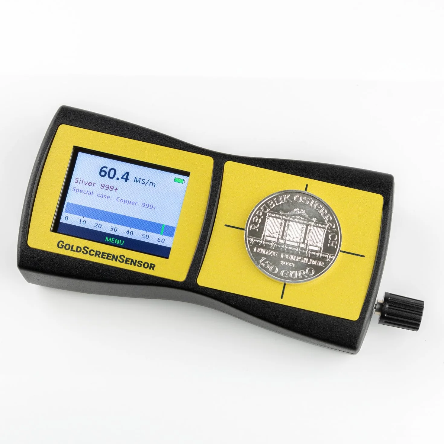 GoldScreenSensor - Comprobador para monedas & lingotes – Comprobar la autenticidad de metales preciosos