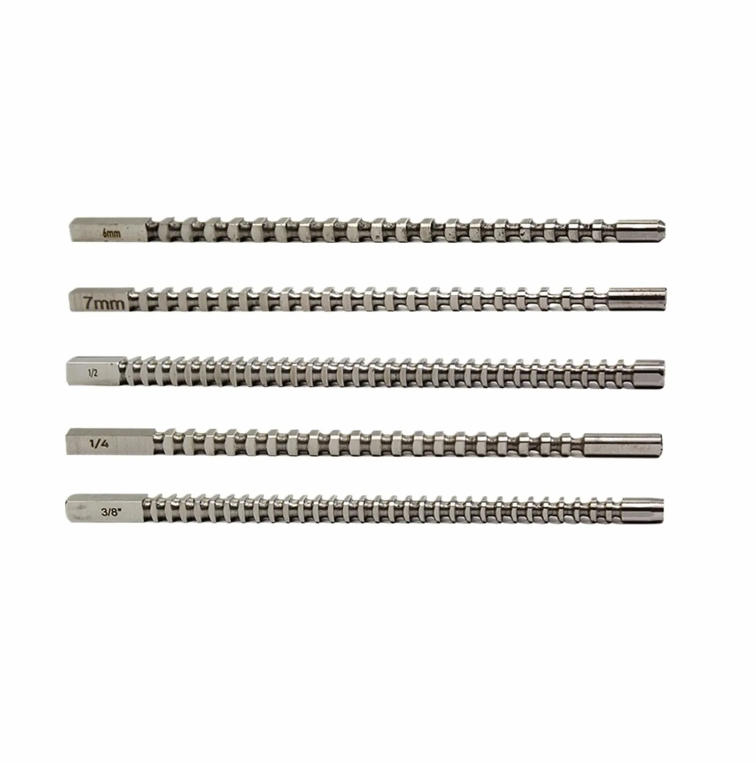Brocha cuadrada de empuje, herramienta de brochado compuesto de diámetro pequeño for fresado CNC de metalurgia. para metalurgia, torno(1/4)