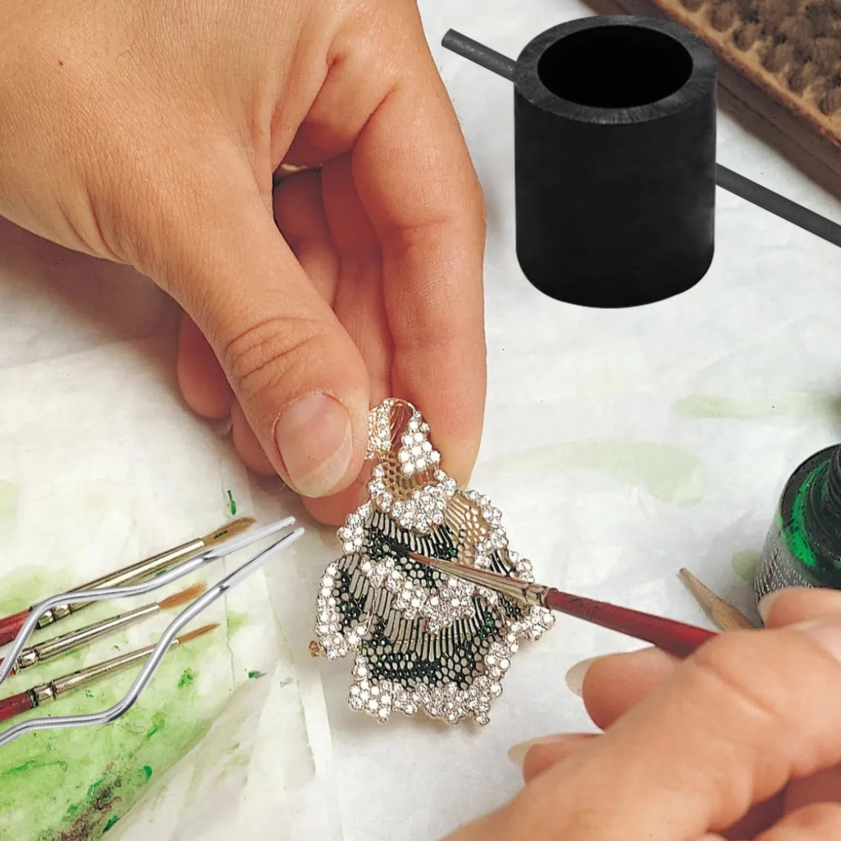 Kit de Crisol de Grafito para Fundir Oro, Plata y Cobre