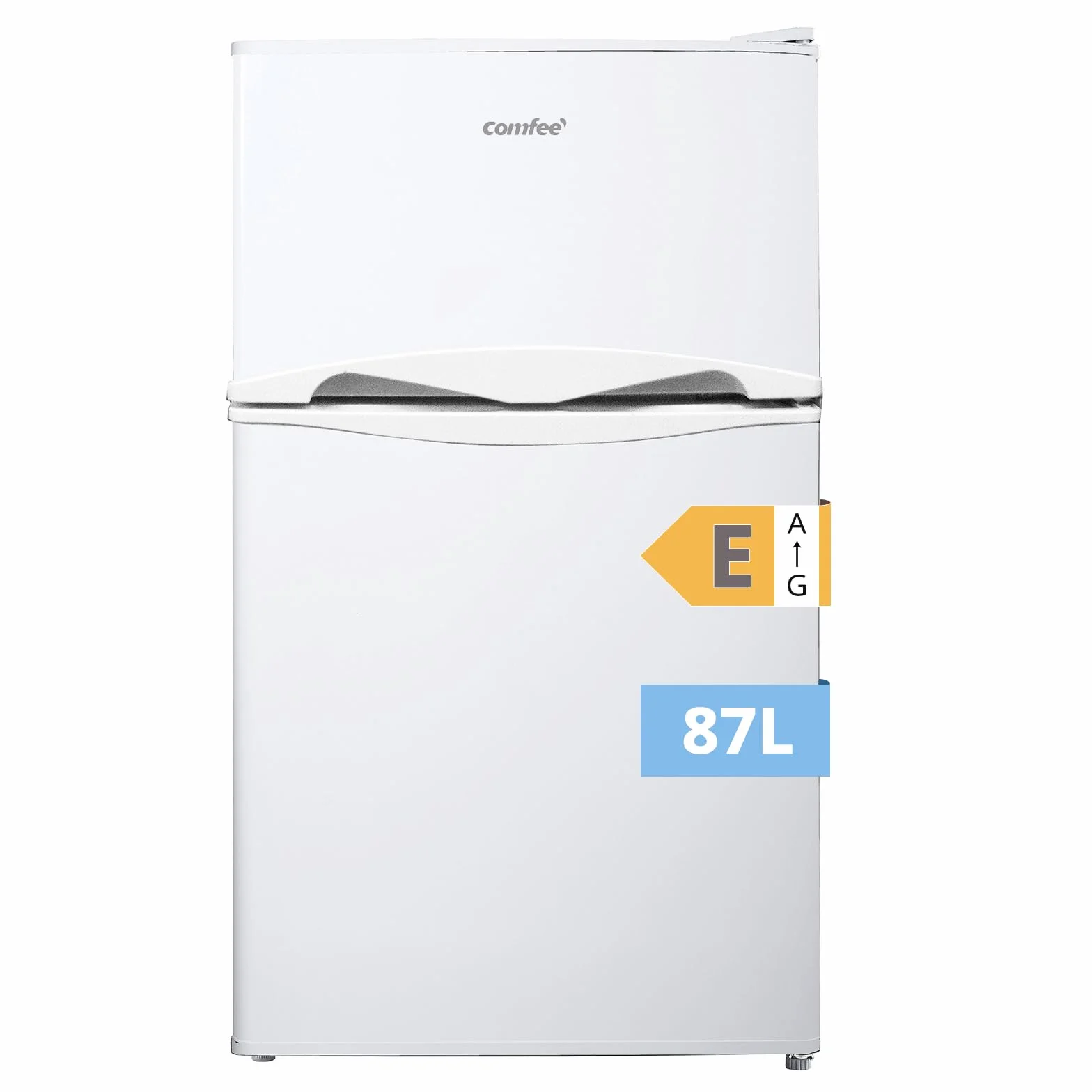 Comfee' RCT87WH2(E) Congelador de Encimera 87L Nevera Pequeña Blanca