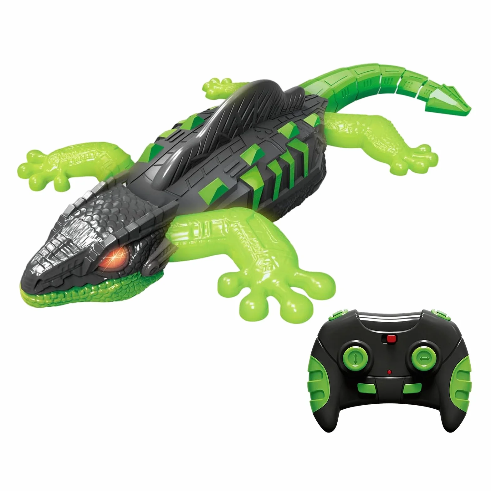 Lagartija Teledirigida Trepadora con LED, Gecko Radiocontrol para Niños 3+ Años
