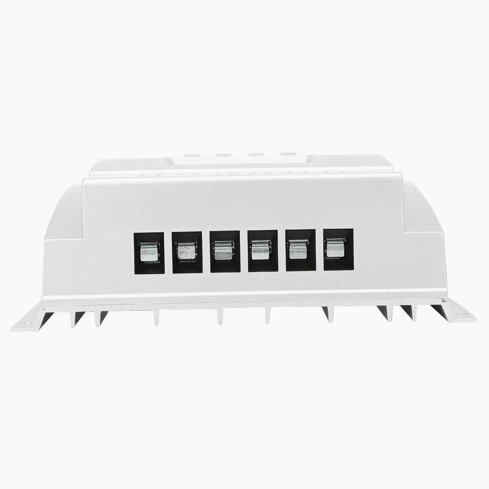 KIMISS Controlador de Carga Solar MPPT de 80 A para Sistemas de 12 V/24 V - Carga de Alta Eficiencia con Pantalla LCD