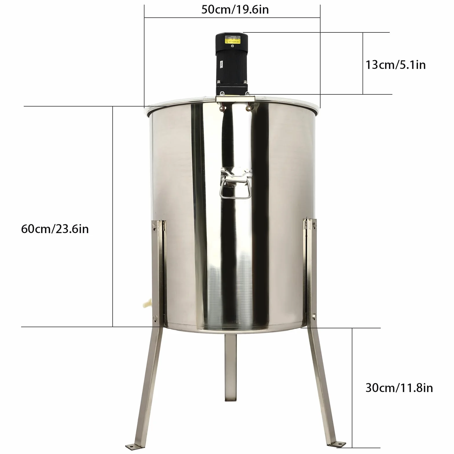 Extractor de Miel eléctrico de Acero Inoxidable, Equipo de Apicultura para una extracción eficiente de Miel, centrifugador de Miel Profesional para Granjas apícolas.